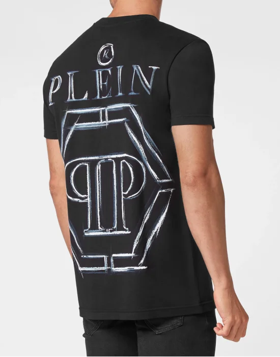 T-shirt Round Neck Hexagon