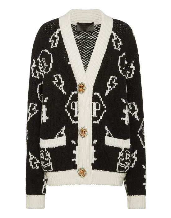Jacquard Cardigan Monogram