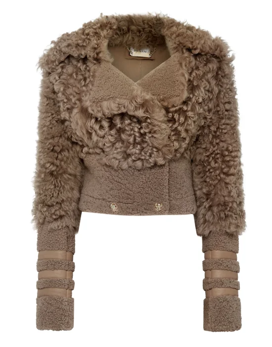 Shearling Jacket Gothic Plein