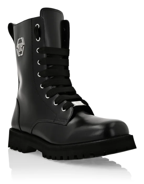 Boots Mid Flat Hexagon
