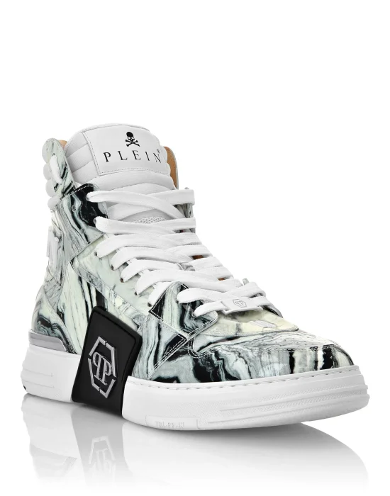 Hi-Top Sneakers Marble