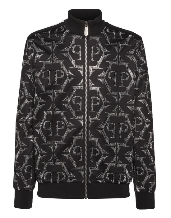 Jogging Zipped Jacket Chrome