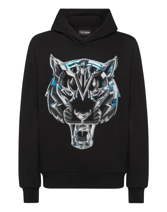 Hoodie Sweatshirt Chrome Tiger