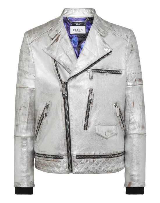Leather Biker Flowers