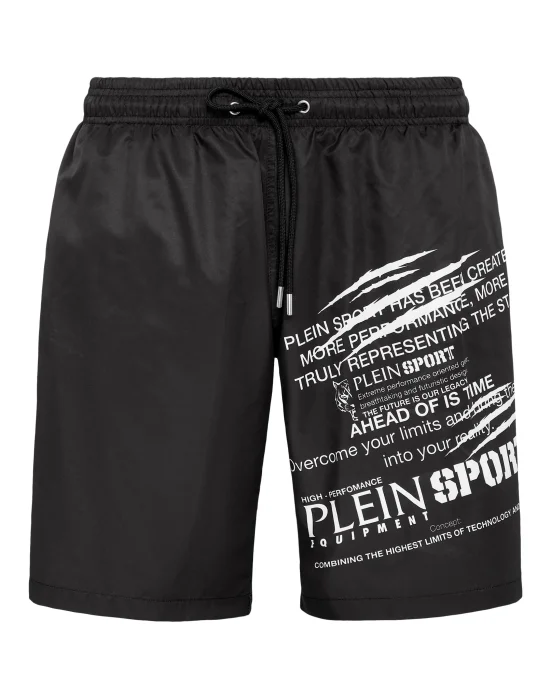 Long Swim-Trunks Lettering
