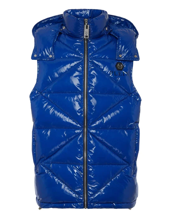 Sleeveless Jacket Hexagon
