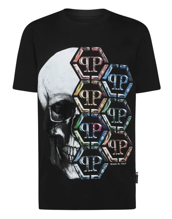 T-shirt Round Neck SS Skull and Plein
