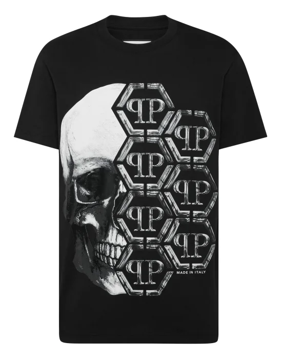 T-shirt Round Neck SS Skull and Plein