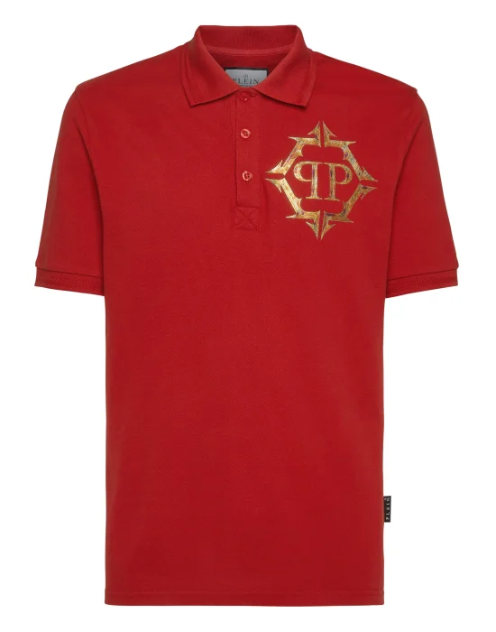 Slim Fit Polo Shirt Chrome