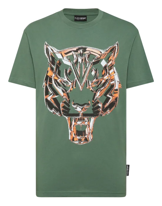 T-shirt Round Neck SS Chrome Tiger