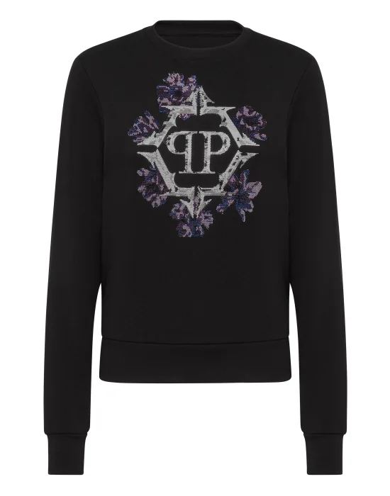 Sweatshirt LS Flowers