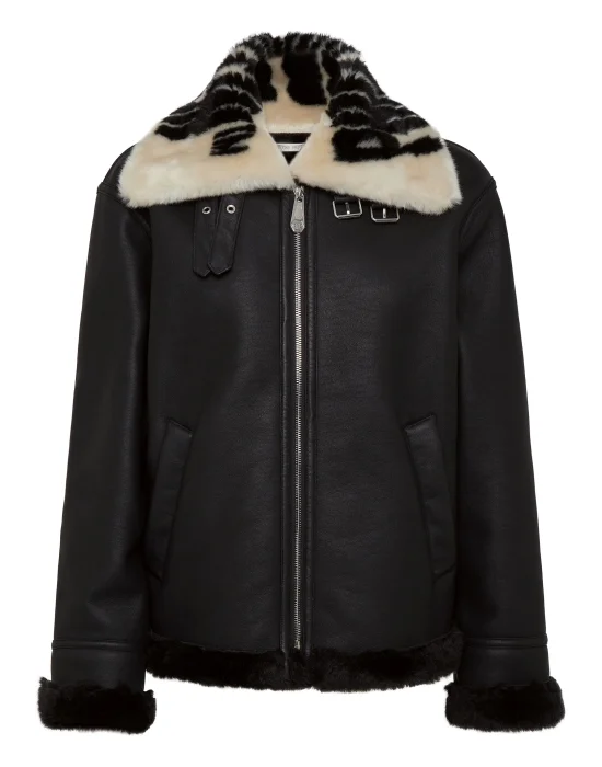Eco Mutton Aviator Jacket Philipp Plein TM