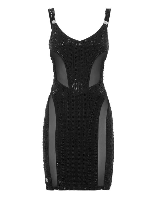 Jacquard Mini Dress