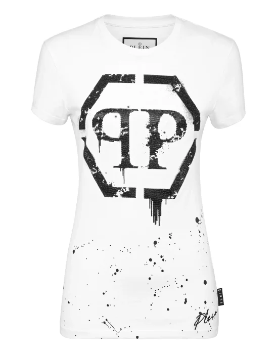 T-shirt Round Neck Sexy Pure Fit Hexagon