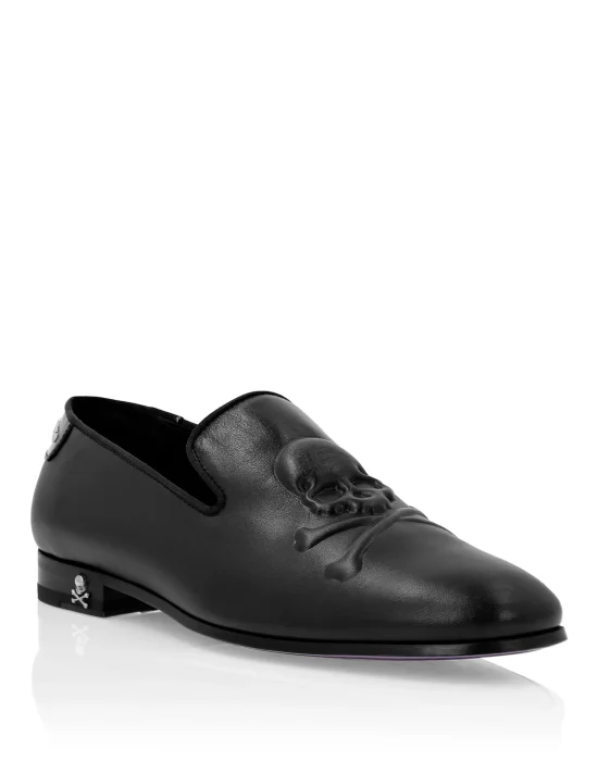 Leather Loafers Skull&Bones