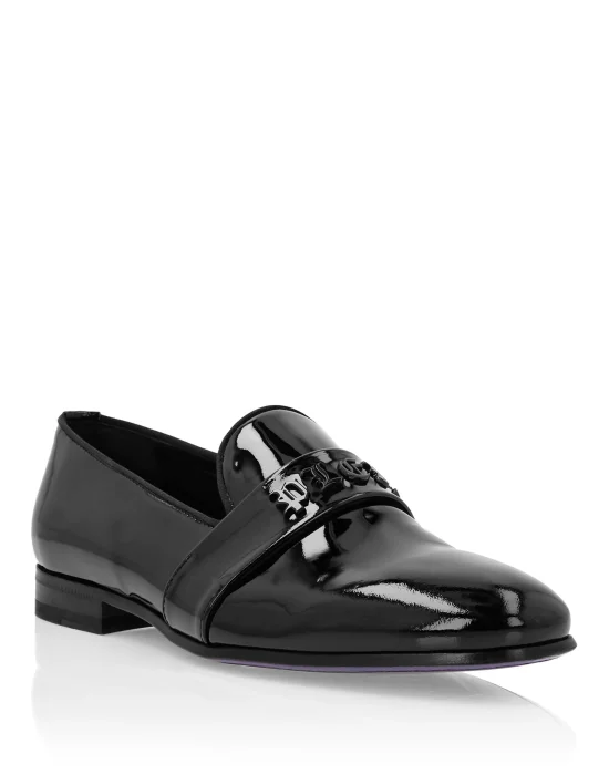Patent Leather Loafers Gothic Plein