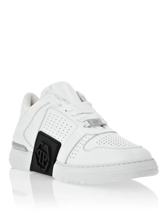 Leather Lo-Top Sneakers