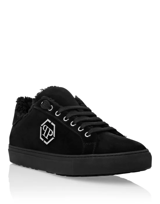 Shearling Lo-Top Sneakers