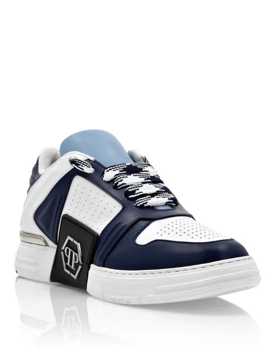 Leather Lo-Top Sneakers Hexagon