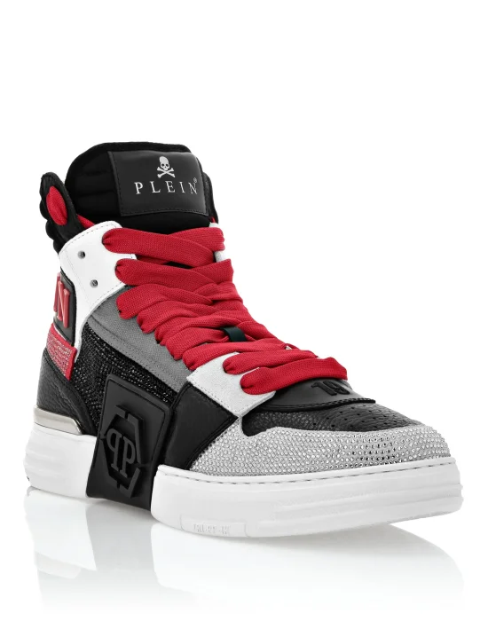 HI-TOP SNEAKERS PHANTOM KICK$ CRYSTALS