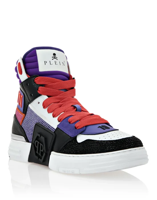 HI-TOP SNEAKERS PHANTOM KICK$ CRYSTALS