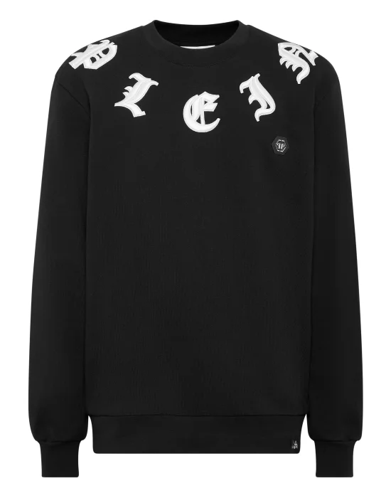 Sweatshirt Round Neck Gothic Plein