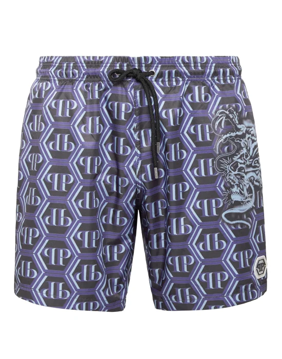 Short Swim Boxer Dragon Monogram