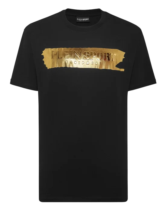 T-shirt Round Neck SS Silver Brush