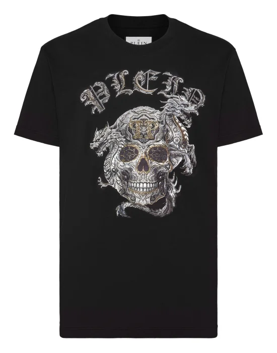 T-shirt Round Neck SS Stones Skull