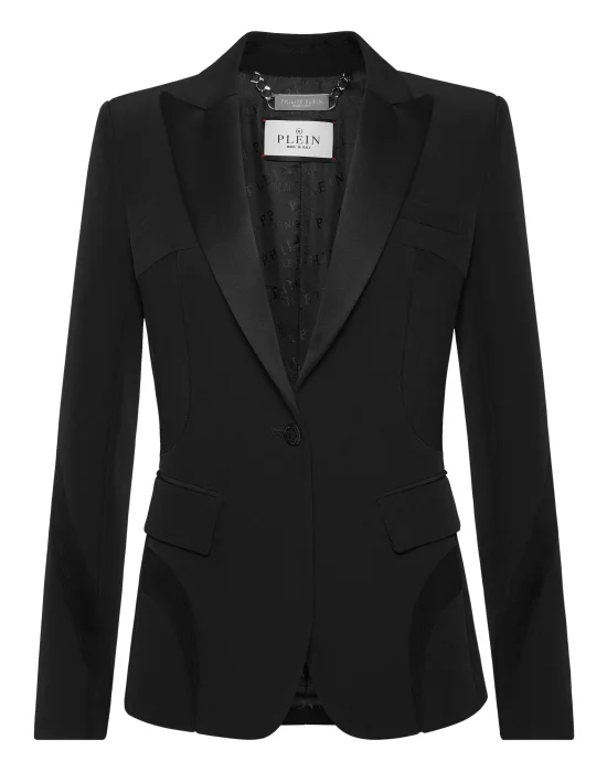 Cady Multicutting Fitted Blazer