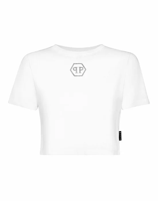 T-shirt Round Neck SS Crystal Hexagon