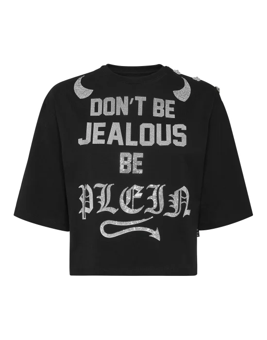 Oversize Cropped T-shirt Round Neck SS
