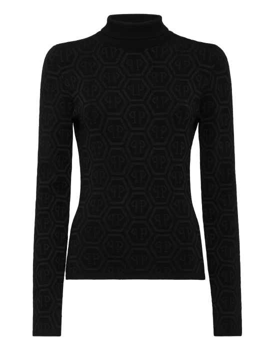 Knitted Turtleneck Monogram