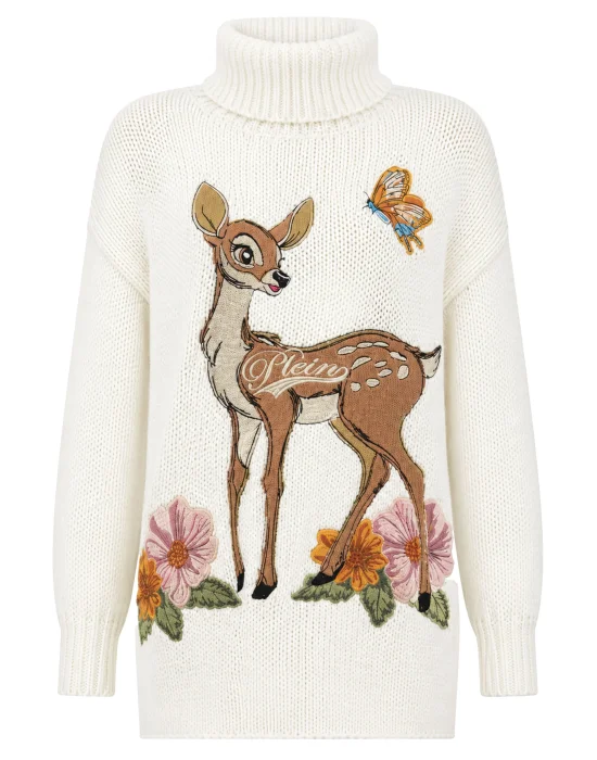 Destroyed Oversize Turtleneck Fairy