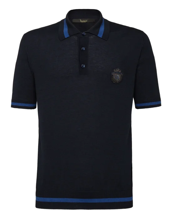 Pullover Polo-Neck SS Crest