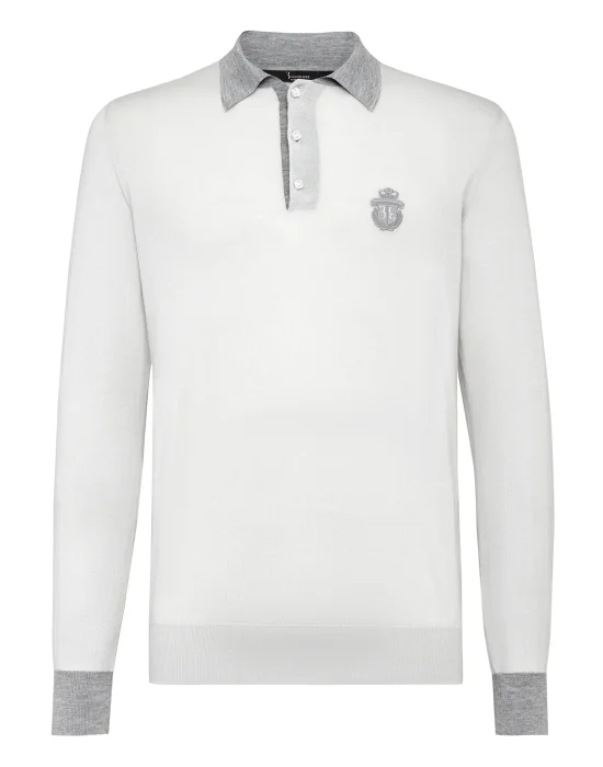 Pullover Polo-Neck LS Crest