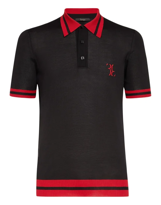 Pullover Polo-Neck SS Double B