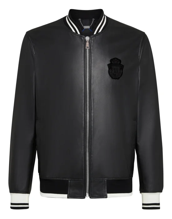 Leather Bomber Crest