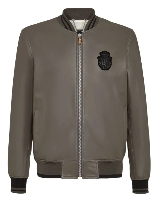 Leather Bomber Crest