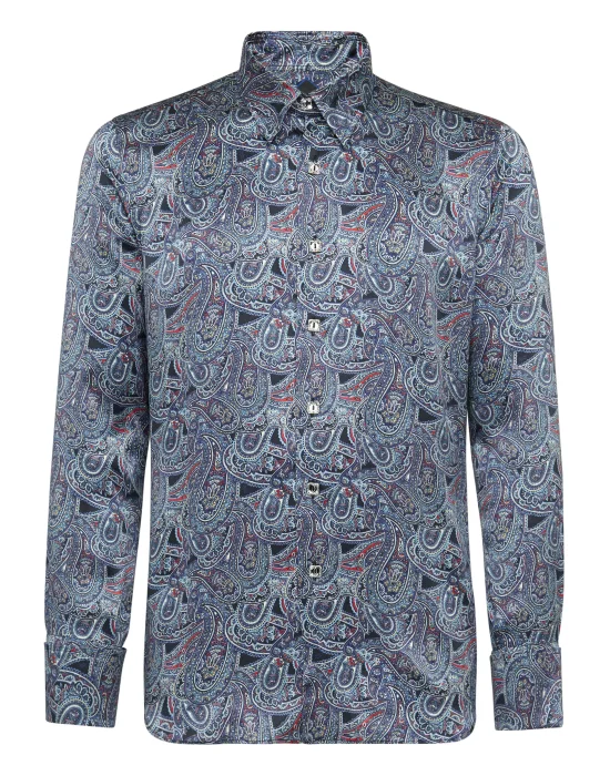 Shirt Gold Cut LS/Milano Paisley