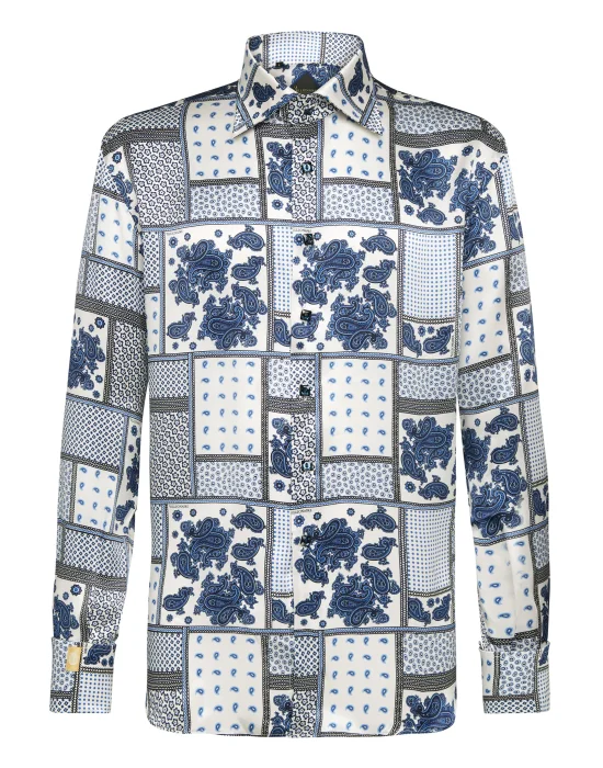 Shirt Gold Cut LS/Flavio Paisley