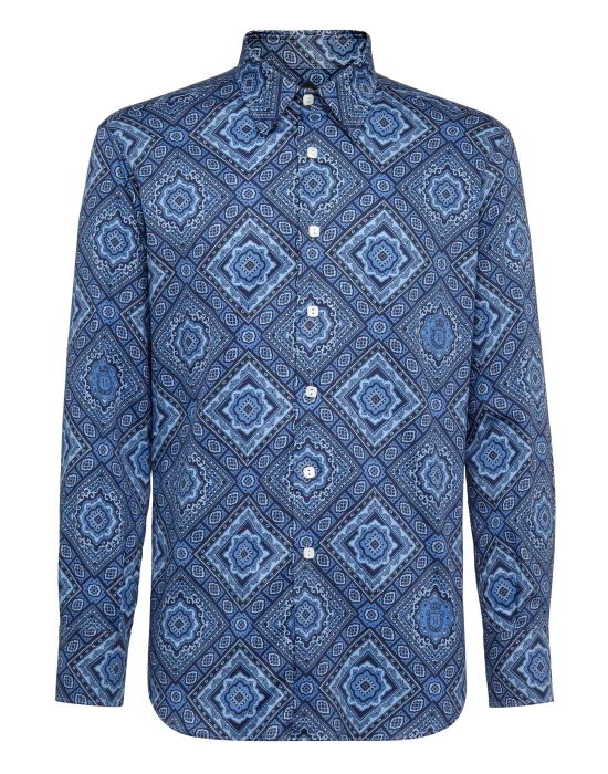Shirt Silver Cut LS/Milano Paisley