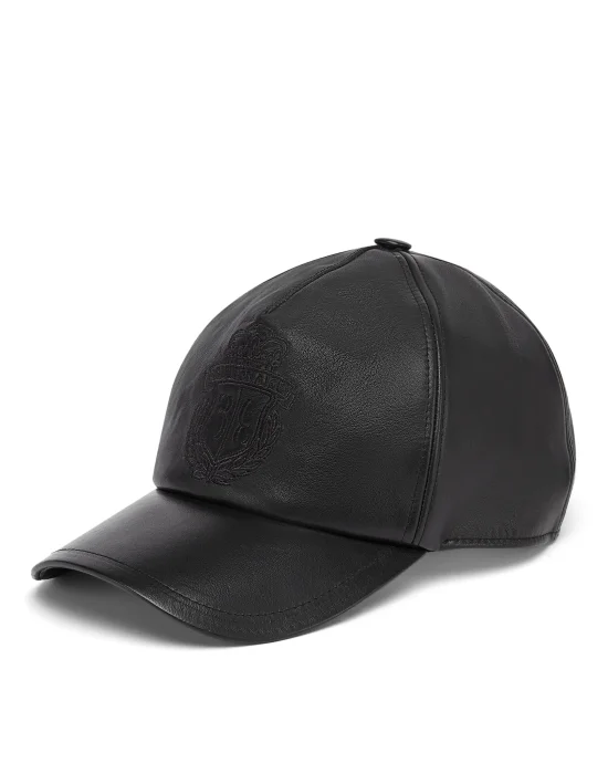 Leather Baseball Cap