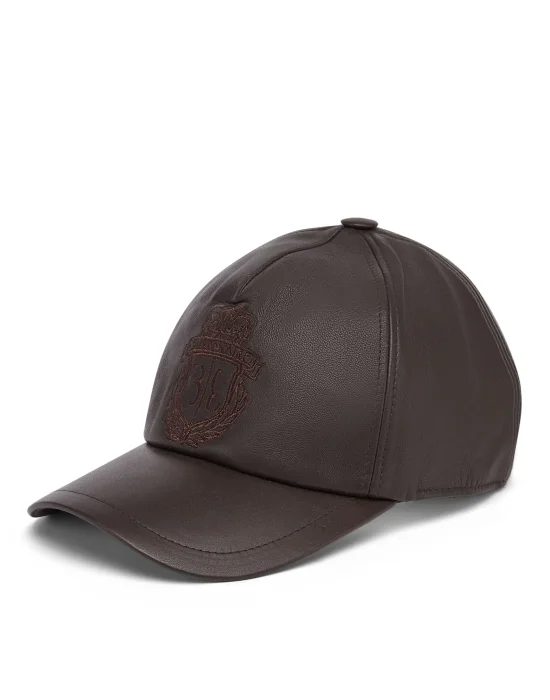 Leather Baseball Cap