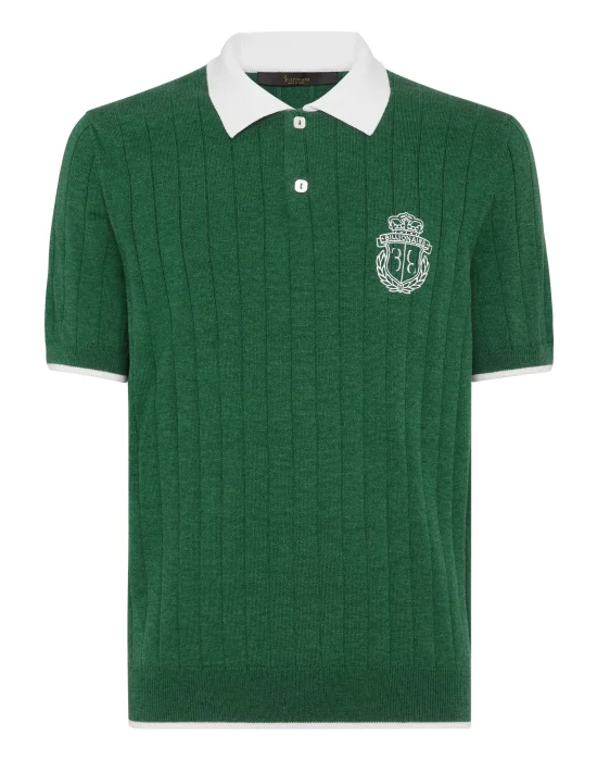Cotton/Wool Polo Shirt SS
