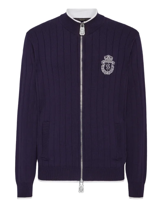 Cotton/Wool Pullover Zip