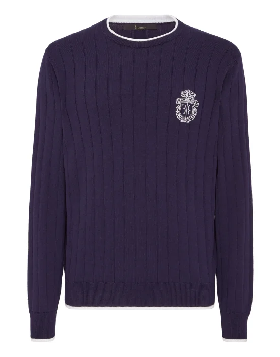 Wool/Cotton Pullover  LS