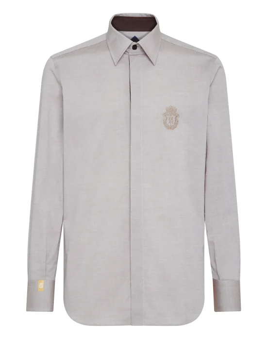 Shirt Silver Cut LS Slim Fit