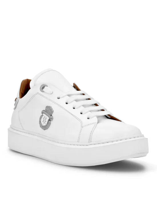 Leather Lo-Top Sneakers