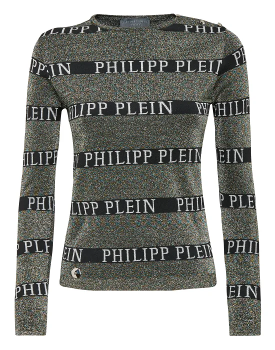 PULLOVER ROUND NECK LS "Shining Stripes"